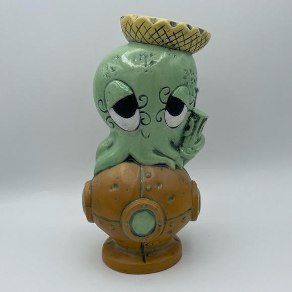Drunktapus Tiki Mug Tiki tOny Thor Tikiland Trading Company 8 Inches Gifts - Picture 1 of 7